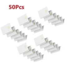 50Pcs ISO7816 Contact SLE 4442 Chip PVC Smart White IC Cards For Rental b