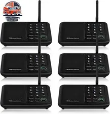 Intercomunicadores Inalámbricos Para El Hogar Con Alcance De 5280Ft 10 Canales Y