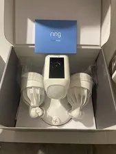 Ring Floodlight Cam Wired Plus w/ Chime Pro 2nd Gen Smart Security Camera System