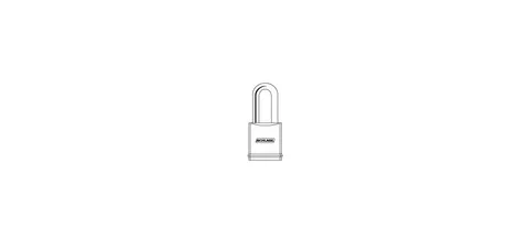 Schlage Commercial KS43F3200 Padlock with 2" Shackle Removable Core Less Core