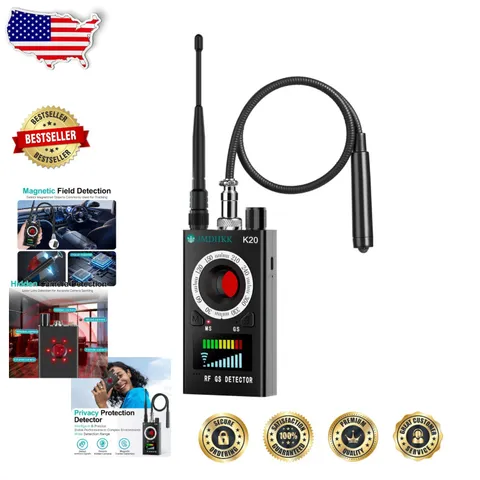 Pro Hidden Camera Detector, Magnetic GPS Tracker Finder, Wireless RF Bug Scanner