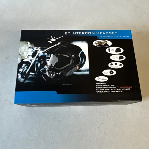Motorcycle Helmet Bluetooth Headset Communication Systems kit Intercom BT-S2,...