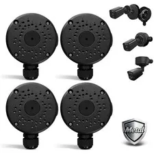 (Metal Aluminum & Waterproof) Junction Box Mount Bracket, Universal for Bulle...