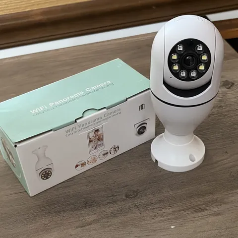 WiFi Panorama Camera Indoor IP/Network Surveillance Camera 1080p White Wi-Fi