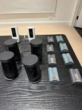 6 Ring Cameras and 8 Batteries