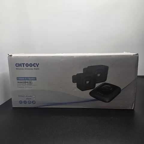 Chtoocy Solar wireless input alarm system with motion sensor exterior 