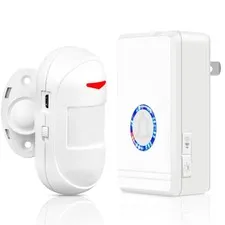 Motion Sensor Door Chime, Indoor Motion Detector Alarm, 600 FT Wireless Range...