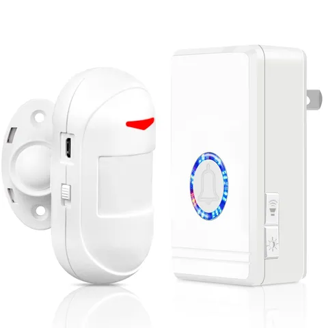 Motion Sensor Door Chime, Indoor Motion Detector Alarm, 600 FT Wireless Range...