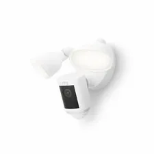 Ring Floodlight Cam Wired Pro Outdoor Wi-Fi 2K Surveillance Camera White NEW