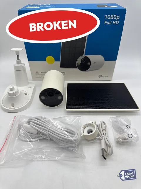 (BROKEN) Tapo C402 KIT Security Camera Wireless Outdoor Solar Powered 1080p
