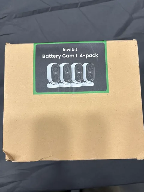 Kiwibit Battery Cam 1 Wireless Security Camera 4-Pack 2K HD