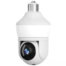 Motion Detecting 360-Degree Indoor/Outdoor Wi-Fi Home Security Camera Light