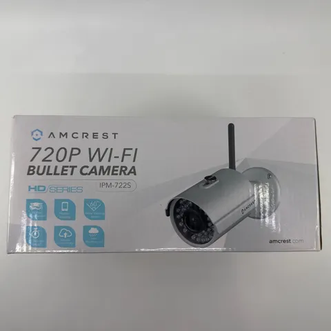 Amcrest IPM-722S 720p Wi-Fi IP Bullet Camera Night Vision Indoor/Outdoor White