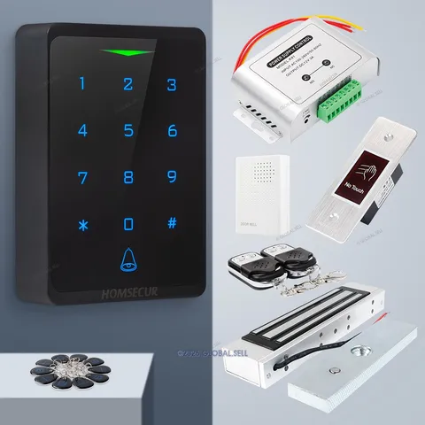 HOMSECUR Weatherproof IP66 APP WIFI PIN Access Control Touch Keypad