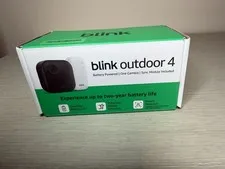 Blink Outdoor 4 Wireless Security Camera 1-Cam System Sync Module Included