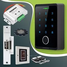 HOMSECUR Weatherproof WIFI Fingerprint RFID Access Control Set Lock APP Unlock