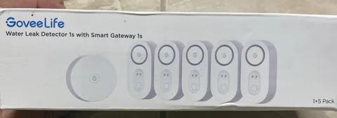Govee Life Water Leak Detector 5 Pack w Smart Gateway H5059 H5044 New