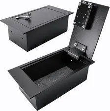0.22 Cu. Ft. Hidden Floor Safe with Key Lock – Secure Storage for Valuables