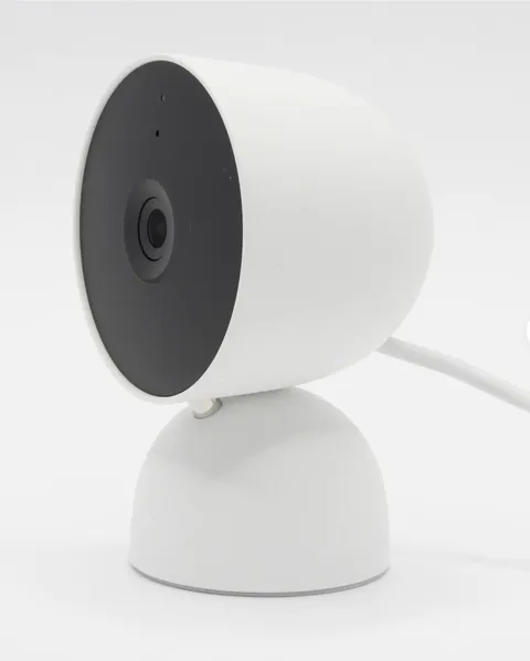 Google Nest Security Cam Indoor 1080p Wired 2nd Generation (White Snow)