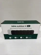 Blink Outdoor 4 XR , 6  Camera System w/Sync Module Included - New Sealed