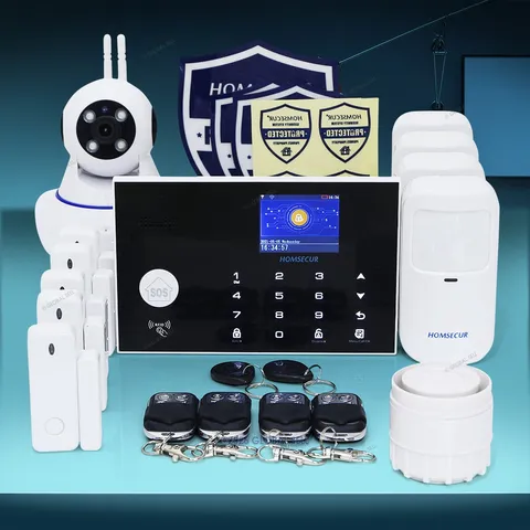 HOMSECUR Wireless 4G Burglar Intruder Alarm System For Elderly Daily Life Care