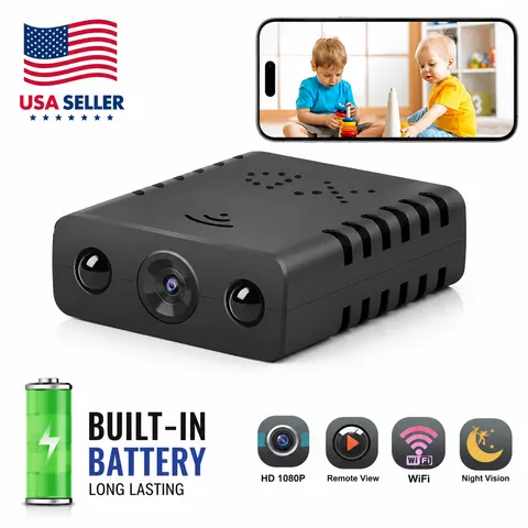 New Smart Mini WiFi Camera Wireless 1080P HD Night Cam Home Security