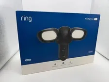 NEW SEALED Ring Floodlight Cam Pro Wired 4K 10x Zoom 2000-Lumen Black