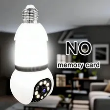 8MP E27 Bulb Wifi Camera 2In1 LED Light 10X Zoom PTZ Auto Tracking Two-Way Audio