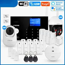WIFI Alarm System Wireless Home Burglar Security Alarm System APP Control Siren