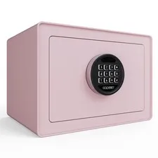 Goldenkey Luxury Digital Jewelry Safe with Keypad for Home, Small Safe box fo...