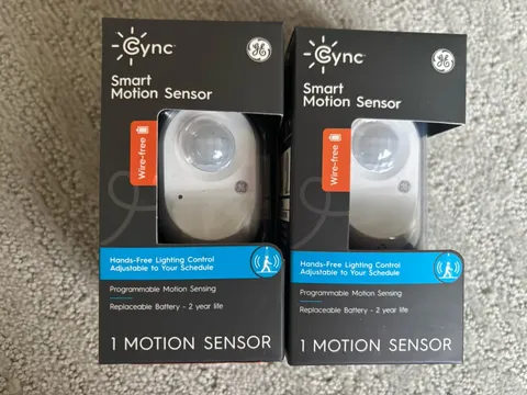 GE Cync Smart Wire-Free Motion Sensor - White X 2