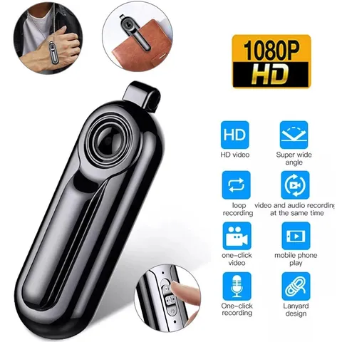 Necklace Camera Mini Full HD Video Audio Voice Recording Wearable Small Recorder