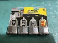 Master Lock Magnum 1 1/2 Stainless Steel Padlock Set Of 4