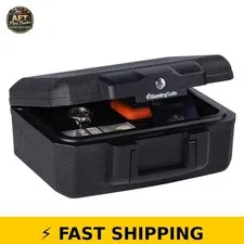 SentrySafe Fireproof Money Safe with Key Lock - Black
