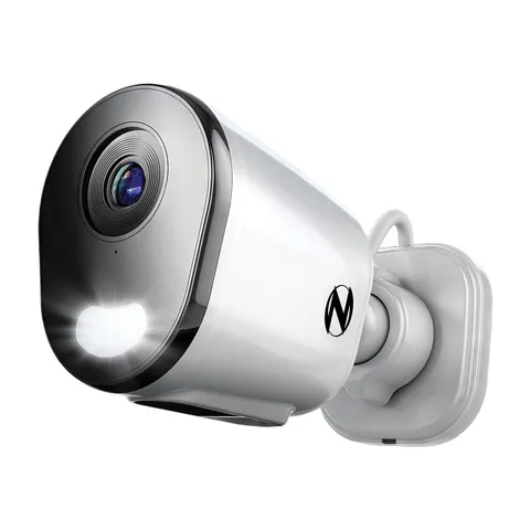 Night Owl Plugin Wireless 2K HD Indoor/Outdoor Deterrence Camera with 2Way Au...