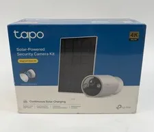 TP Link Tapo MagCam 4K C460 kit Outdoor Wireless Battery Camera & Solar Panel