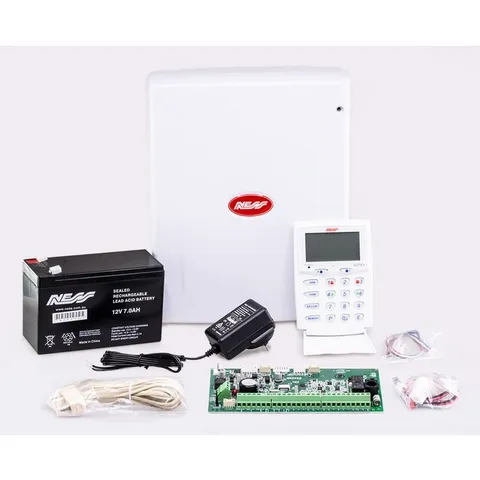 NESS K-6306B 8 ZONE ALARM PANEL & DIALLER LCD KEYPAD NESS D8XLCD