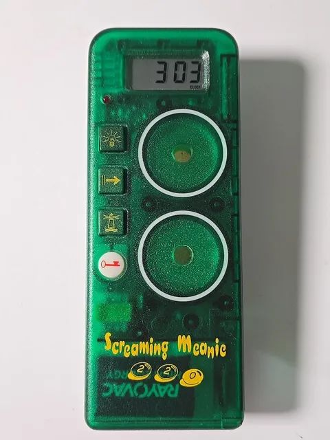 Screaming Meanie TZ-220 Digital Alarm Clock Timer Sound Beacon Night Light Green
