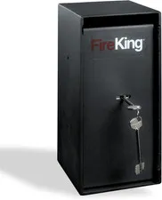 Compact Fire-Rated Mini Safe with Programmable Lock for Valuables - Black