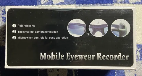Mobile Eyewear Recorder Glasses HD Video Built-In 2GB Memory Sleek Design