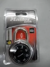 New Master Lock Anti-Shim Combination Lock #1500D, 3/4" shackle