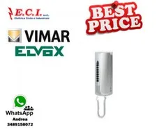 Vimar Elvox - 6204 - Interphone Petrarca Blanc Boutons Noirs Ex Code 7110