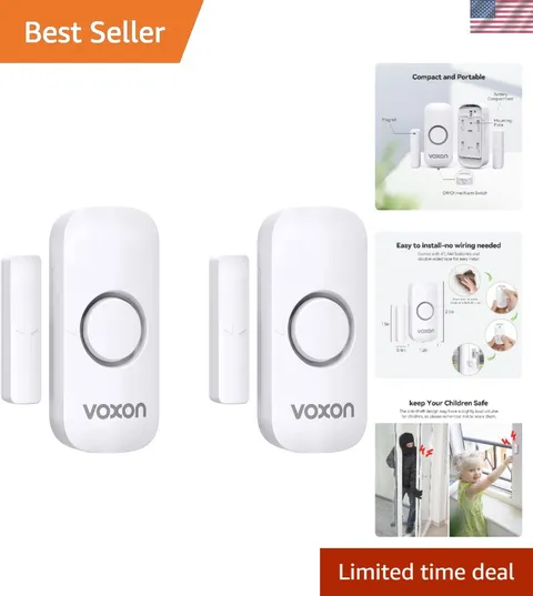 Door Alarms for Kids Safety, Window Alarm Door Alarm for Home Security Person...