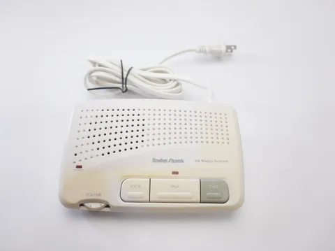 1 Radio Shack 43-486 FM Wireless Intercom 2-Way System Room Monitor