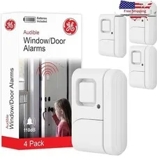 Home Security Alarm System Magnetic Sensor 120dB Battery Operated Easy Install