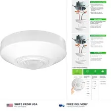RAYZEEK Ceiling Sensor Light Switch,360 Degree Occupancy Sensor,10A 120V Hard...