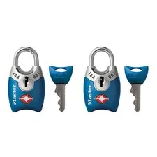 4689T TSA Approved Keyed Lock, 2 Pack, Colors May Vary