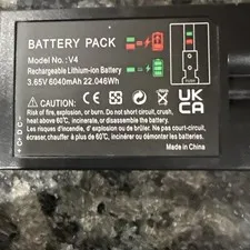 (1) V4 Rechargeable Battery Pack For Ring Video Door Bell 4, 3, 2 Quick Release