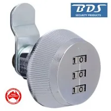 Resettable Combination Cam Lock -17.5mm- Suits Letterboxes,Cupboards- BDS7850S