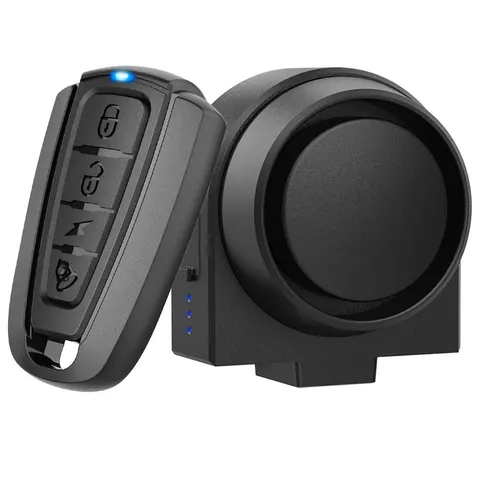 115dB Wireless Remote Bike Alarm Motion Activated Vibration Security System